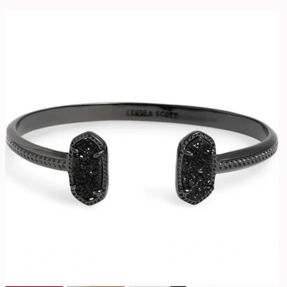Jewelry - Kendra Scott Elton Gunmetal Black Bangle Never worn. NWOT.